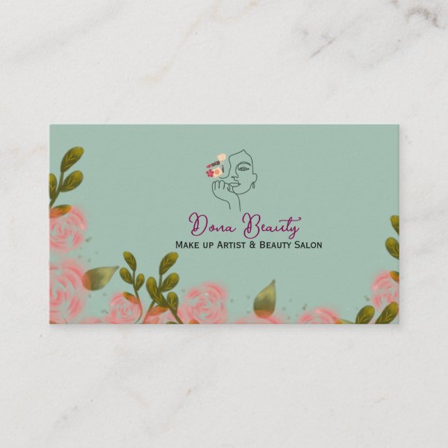 Make Up Artist Business Card  (Front)