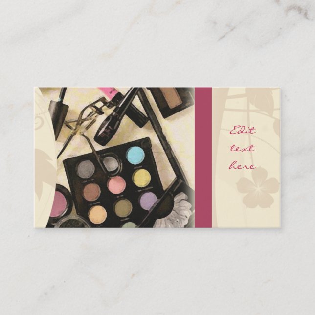 Make up Artist Business Card (Front)