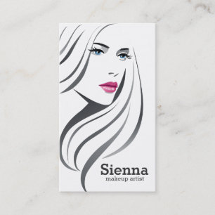 Make up artist business card