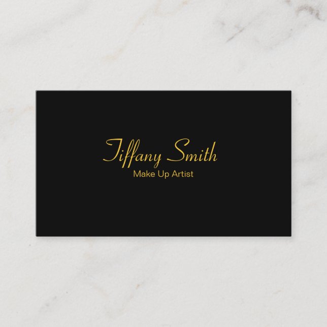 Make Up Artist Business Card (Front)
