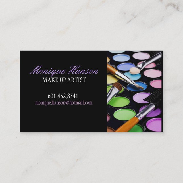Make-Up Artist Business Card (Front)