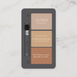 Make-up artist business card