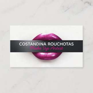 Make Up Artist Business Card - full size