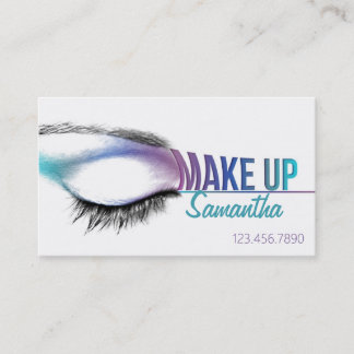 Make up artist business card Makeup artist