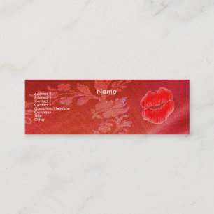 "Make-up Artist" Floral I Profile Card