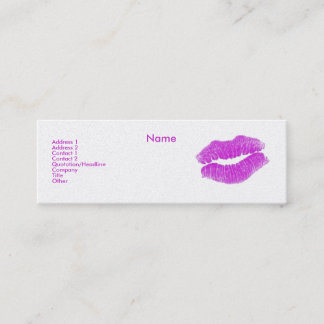 "Make-up Artist" I Profile Card - Customizable