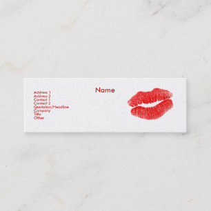 "Make-up Artist" III Profile Card - Customizable