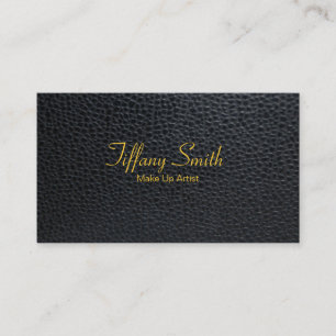 Make Up Artist / Leather Business Card