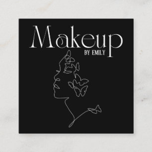 Make up Artist Square Business Card