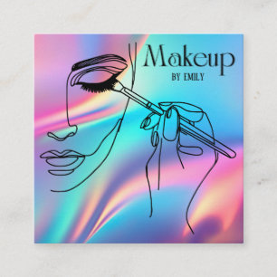 Make up Artist Square Business Card