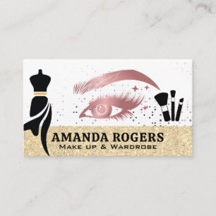 Make up Brushed Wardrobe Mannequin Business Card