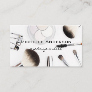 Make Up Brushes Accessories   Cosmetics Business Card