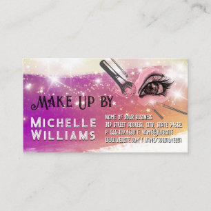 Make Up Brushes   Star Dust Shimmer Business Card