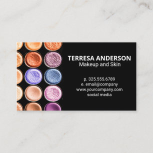 Make Up Foundation Colours Business Card