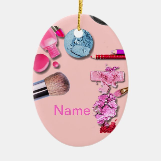 Make Up Girl  Ornament customize (Front)