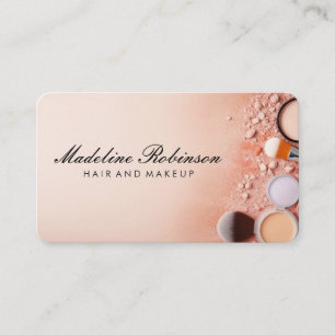Make up Kit Foundation and Brushes Business Card