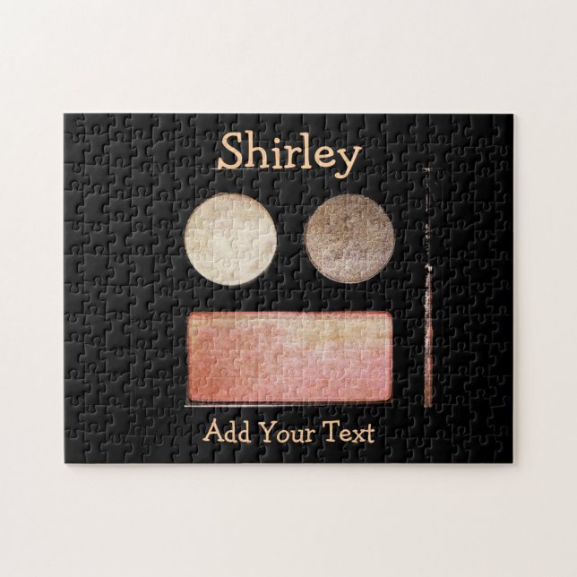 Make-Up Palette-Face by Shirley Taylor Jigsaw Puzzle (Horizontal)