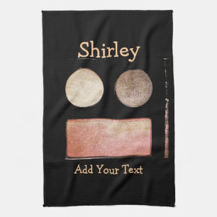 Make-Up Palette-Face by Shirley Taylor Kitchen Towel