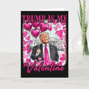 Make Valentine Day Great Again Funny Trump Lovers Card