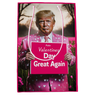 Make Valentine’s Day Great Again Medium Gift Bag