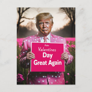Make Valentine’s Day Great Again Postcard