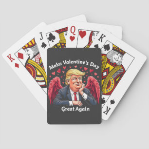 Make Valentine's Day Great Again Trump Lovers Playing Cards