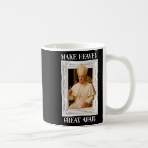 Make Vatican Great Again Funny Pope Trump Retro Ch Coffee Mug