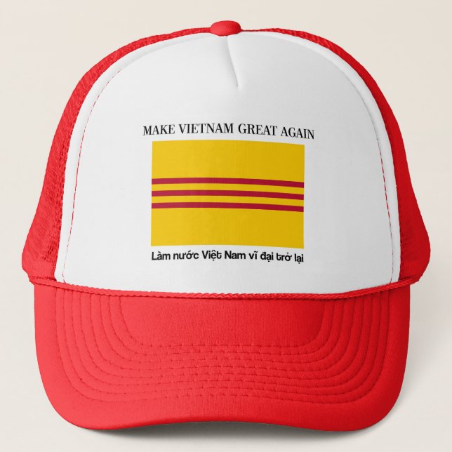 Make Vietnam Great Again Trucker Hat (Front)