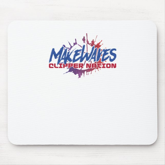 Make Waves Basketball  Mouse Pad (Front)