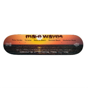 Make Waves Ltd. and Numbered South Bay Sidewalk Su Skateboard