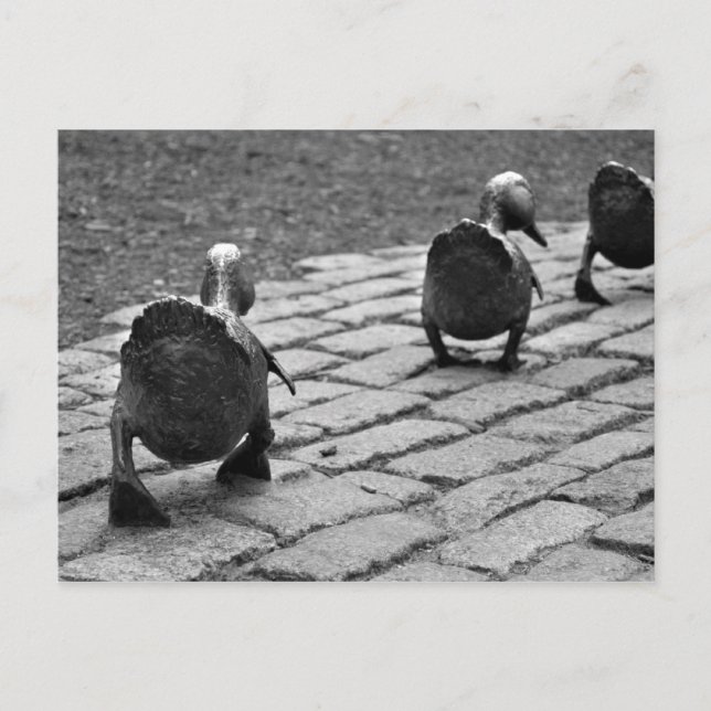 Make Way for Ducklings Postcard (Front)