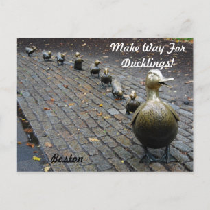 Make Way For Ducklings! Postcard