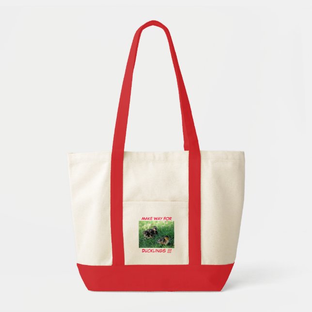 Make Way for Ducklings !!! Tote Bag (Front)