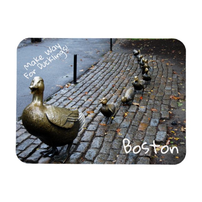 Make Way For The Ducklings Magnet (Horizontal)