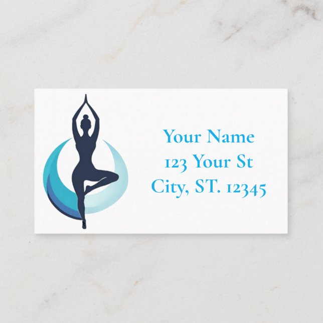 Make Yoga Great Again Thunder_Cove Business Card (Back)