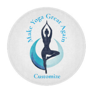 Make Yoga Great Again Thunder_Cove Cutting Board