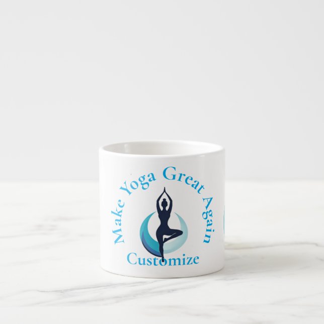Make Yoga Great Again Thunder_Cove Espresso Cup (Front)