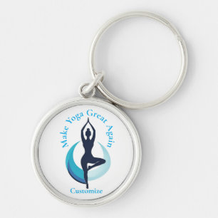 Make Yoga Great Again Thunder_Cove Keychain