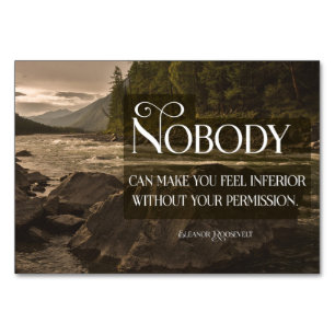 Make You Feel Inferior Table Number