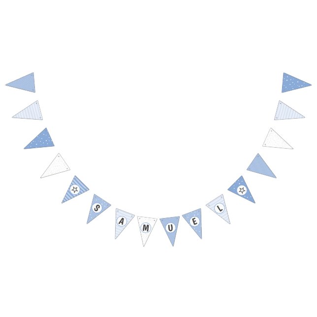 Make Your Baby Name Nursery Decorations Bunting Flags (All)