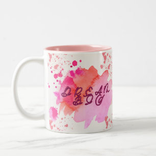 Make your biggest dream colourful Two-Tone coffee mug