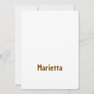 Make Your Brand 5.5" x 7.5" Rounded Invitation