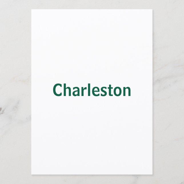 Make Your Brand 5.5" x 7.5" Squared Flat Menu (Front)