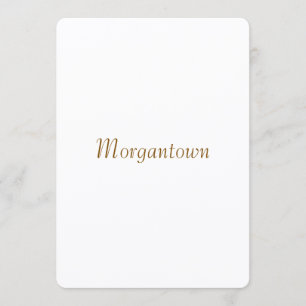Make Your Brand 5" x 7" Rounded Flat Menu