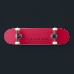 Make Your Brand Goji Berry Modern Skateboard<br><div class="desc">Boost your brand with the Goji Berry Modern Skateboard – fully customizable with your logo, tagline, or design. The rich goji berry hue adds a bold, modern touch, while the smooth wheels and durable deck deliver performance. Perfect for brand promos, events, or team gear. Make your brand roll in style!...</div>