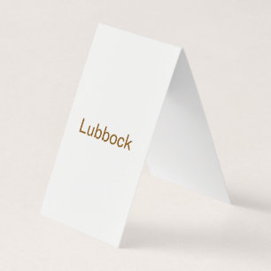 Make Your Brand Tent Fold Vertical Folded Business Card