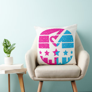 Make Your Mark Throw Pillow