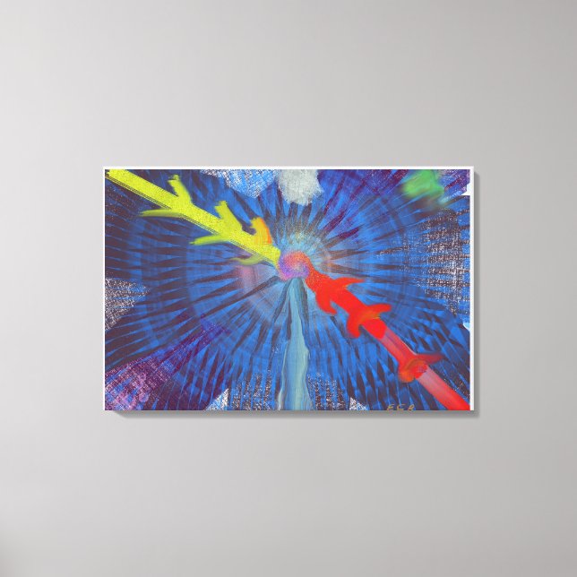 Make your office a statement canvas print (Front)