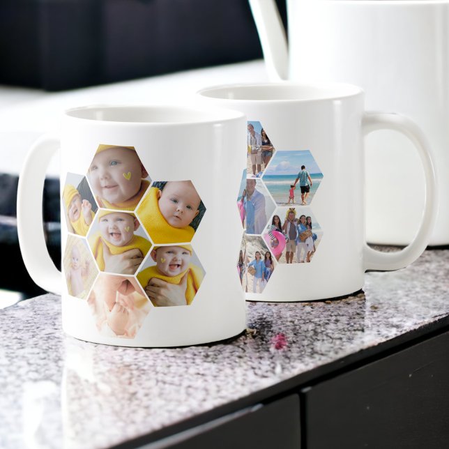 Make your own 14 photo Personalized Template Coffee Mug (Make your own 14 photo Personalized Template Coffee Mugs from Ricaso. Photo gift ideas for all)