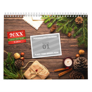 Make Your Own 2024 Family Photo Holiday Picture Calendar